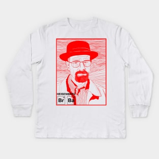 Walter White Kids Long Sleeve T-Shirt